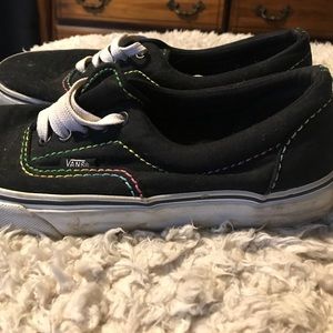 Rainbow Stitching Vans